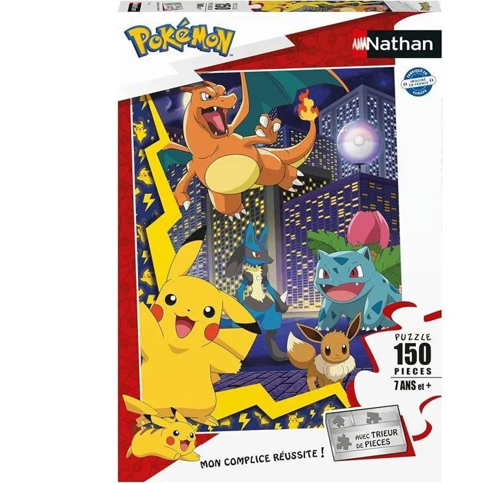 Nathan Puzzle de 150 Piezas Pokémon Town 4005556861897 Edades 7+ Años