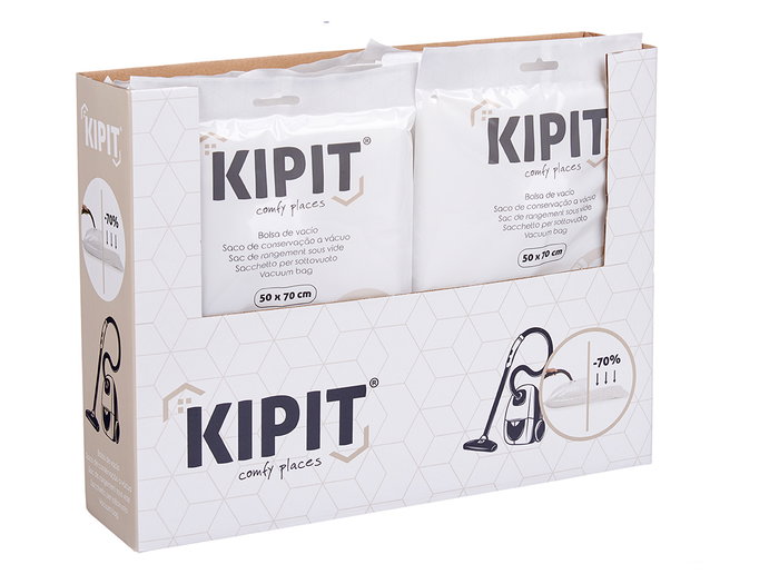 Kipit Bolsa De Vacio Transparente 50 x 70 cm (Set de 36)