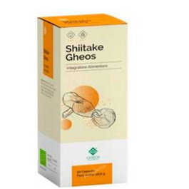 GHEOS Shiitake 90 Cápsulas con Vitamina C, Complemento Inmunológico
