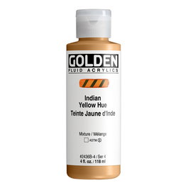 Golden Fluid Colores Acrílicos Tono Indio Amarillo 118 ml