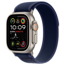 Apple Watch Ultra 2 GPS + Cellular 49mm Titanio Natural Correa Blue Trail Loop M/L - Reloj Inteligente watchOS 11, 64 GB, Resistencia IP6X, 4G, S9