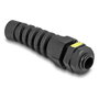 DeLOCK Prensaestopas M12 con ventilación y alivio de tensión IP68 Negro (2 piezas)