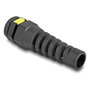 DeLOCK Prensaestopas M12 con ventilación y alivio de tensión IP68 Negro (2 piezas)
