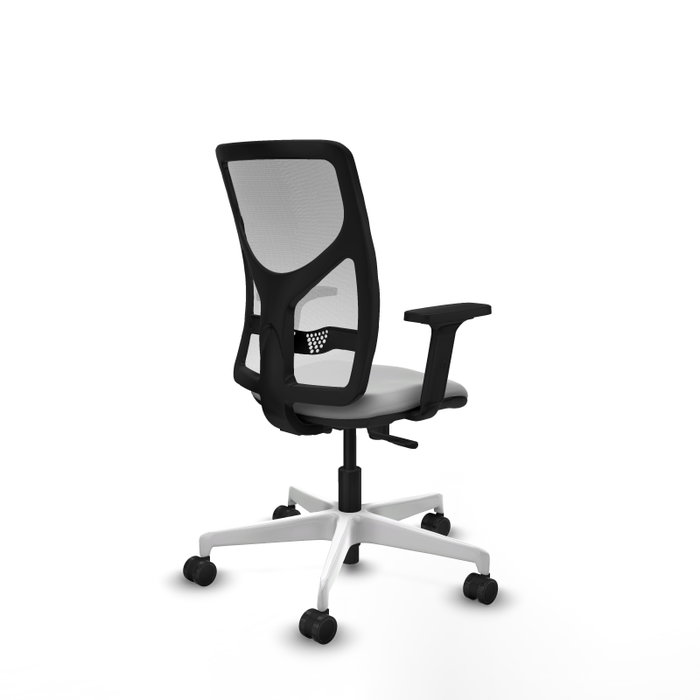 PIQUERAS Y CRESPO Silla de oficina Motilla Gris claro y Blanco PIQUERAS Y CRESPO Silla de oficina Motilla Gris claro y Blanco