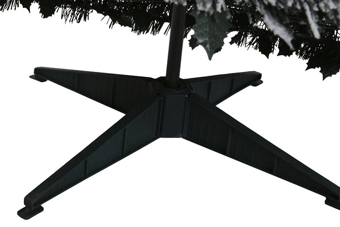 DKD Home Decor Árbol Navidad Tradicional Rojo Blanco 63.5 x 150 x 63.5 cm
