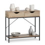 Moblekit Mueble con 2 cajones ARVID madera y metal