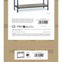 Moblekit Mueble con 2 cajones ARVID madera y metal