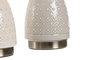 DKD Home Decor Lámpara de Sobremesa de Gres y Poliéster (Surtido de 3 Colores)