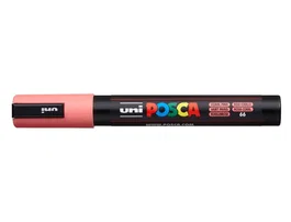 POSCA Marcador Pc-5M No Permanente Punta Forma De Bala 1,8 - 2,5 mm Rosa Coral