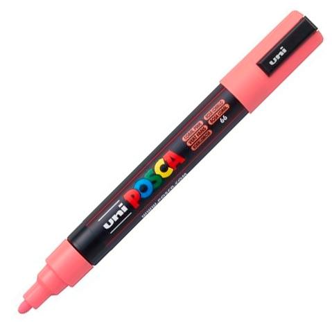 Posca Marcador PC-5M Rosa Coral Punta de Bala 1,8-2,5mm Posca Marcador PC-5M Rosa Coral Punta de Bala 1,8-2,5mm