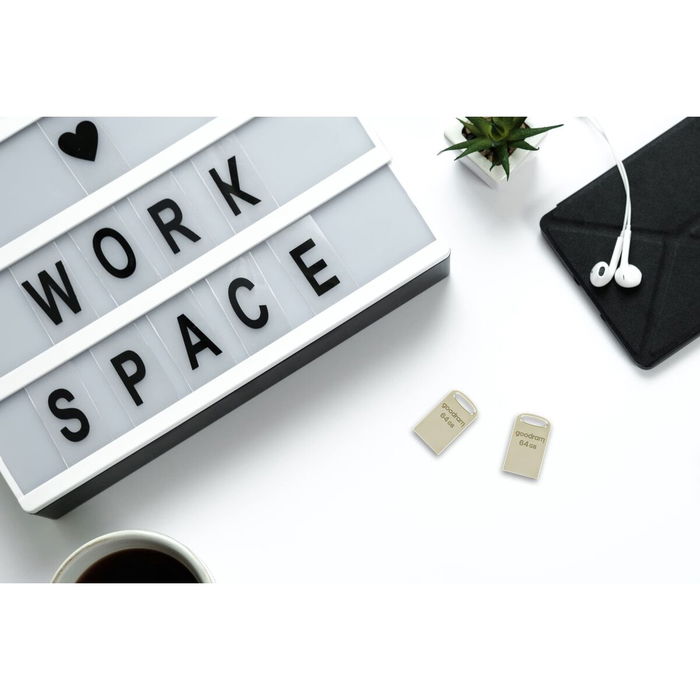 Memoria USB GoodRam UPO3 Gris Plateado 64 GB