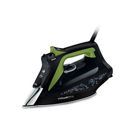 Rowenta DW6330 Eco Intelligence Plancha de Vapor-Seco 2500W Microsteam 400 HD Negro/Verde 180g/min Vapor Vaporización 1L