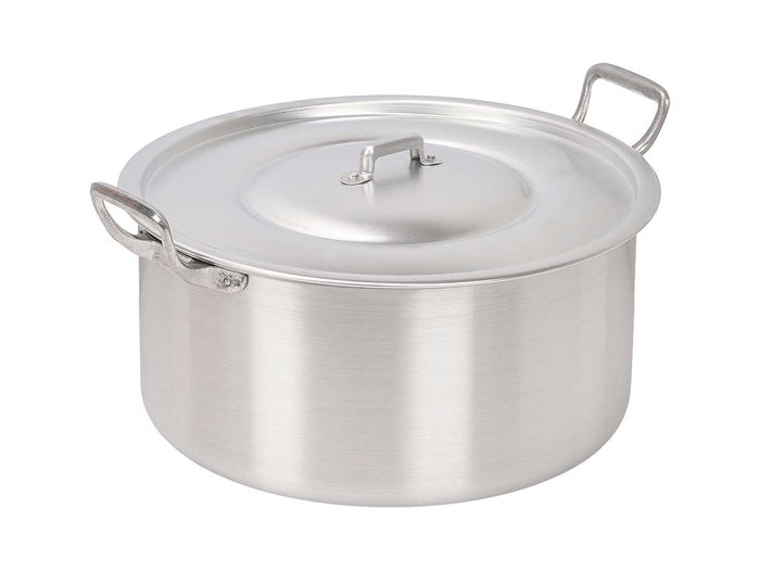 KINVARA Cacerola de Aluminio 32 cm, 12,5 L, Plata KINVARA Cacerola de Aluminio 32 cm, 12,5 L, Plata