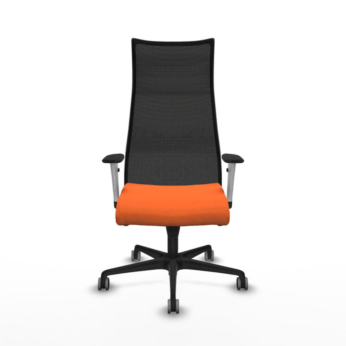PIQUERAS Y CRESPO Sillón Albacete Naranja y Negro