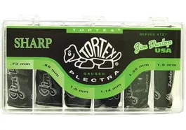 Dunlop Caja de 216 Púas - 5 Medidas para Guitarra y Bajo