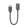 ALOGIC Adaptador de Video DisplayPort Macho a HDMI Hembra EL2DPHD-ADP, 0,2 m, Negro