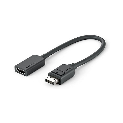 ALOGIC Adaptador de Video DisplayPort Macho a HDMI Hembra EL2DPHD-ADP, 0,2 m, Negro