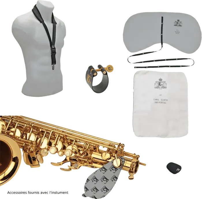 SML Saxofón Tenor T620-II Sib Dorado Lacado
