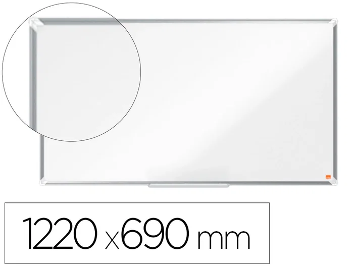 NOBO Pizarra Blanca Magnética Premium Plus Acero Lacado Panorámica
