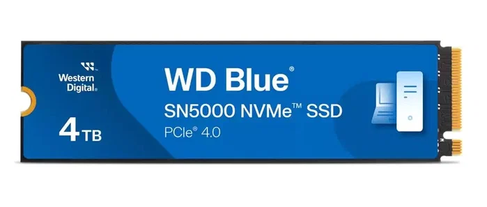 Western Digital WD Blue SN5000 4TB NVMe PCIe Gen4 M.2 2280