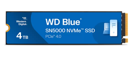 Western Digital Blue SN5000 4TB NVMe PCIe 4.0 M.2 2280 SSD WDS400T4B0E
