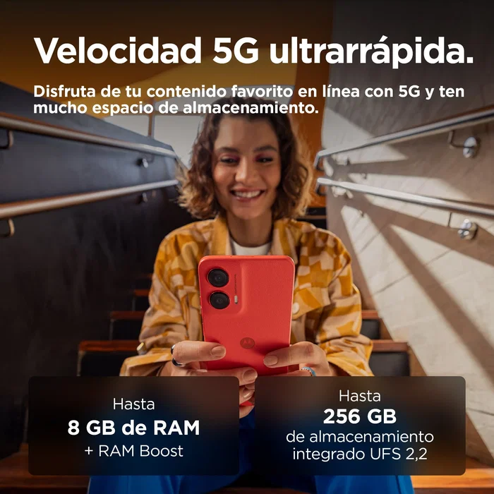 Motorola moto g35 5G 256GB 8GB RAM Rojo