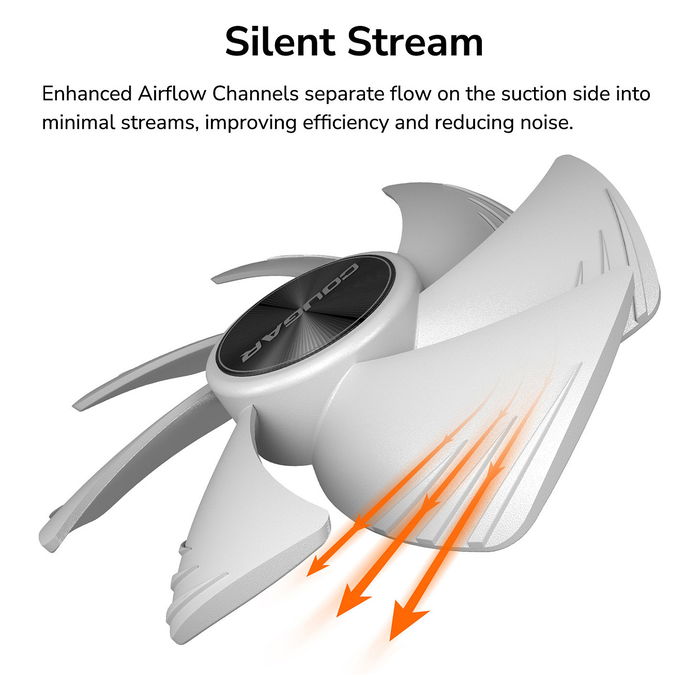 Cougar CF-APR12HW-RGB Ventilador 120mm ARGB Blanco