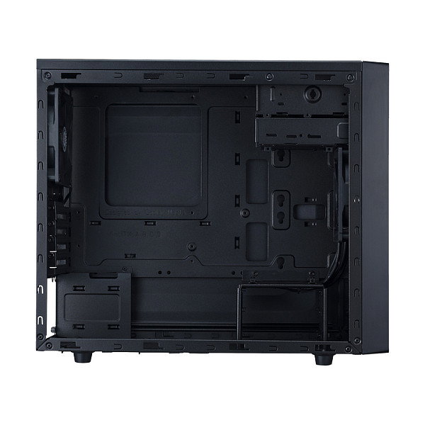 Cooler Master N200 Torre Mini USB 3.0 - Caja de PC Micro ATX / Mini-ITX, Negro, 1x USB 3.2 Gen 1, 4 Ranuras, Incluye 2 Ventiladores de 120 mm