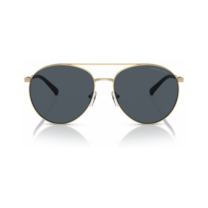 Michael Kors MK1138-101487 Gafas de Sol Doradas con Cristal Gris