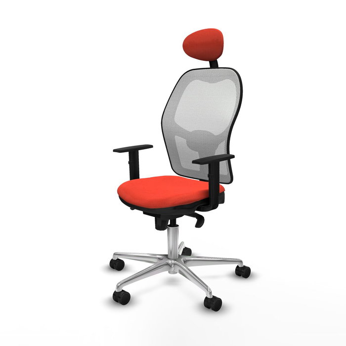 PIQUERAS Y CRESPO Silla de oficina Jorquera Naranja y Blanco PIQUERAS Y CRESPO Silla de oficina Jorquera Naranja y Blanco