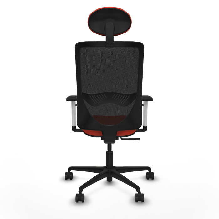 PIQUERAS Y CRESPO Silla de oficina Zulema con mecanismo Sincro, Naranja oscuro y Negro PIQUERAS Y CRESPO Silla de oficina Zulema con mecanismo Sincro, Naranja oscuro y Negro