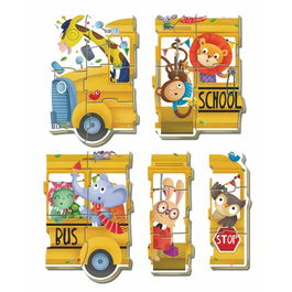 Educa Borras Puzzle School Bus 2-5pzs +24 meses