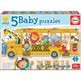 Educa Borras Puzzle School Bus 2-5pzs +24 meses