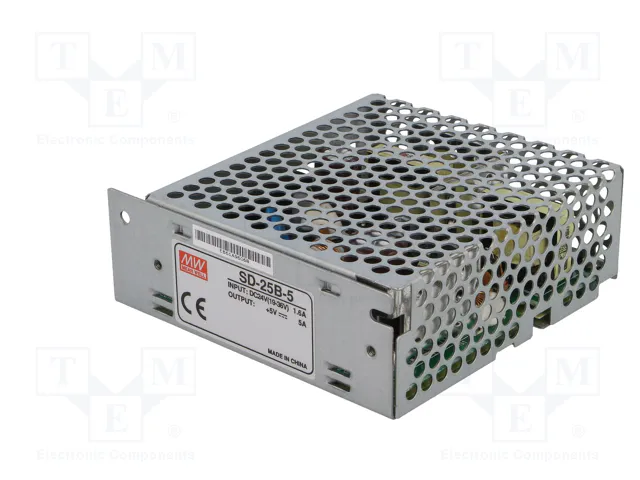 MEAN WELL SD-25B-5 Convertidor DC/DC 25W 5VDC 5A MEAN WELL SD-25B-5 Convertidor DC/DC 25W 5VDC 5A