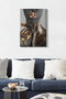 Wallity Lienzo Decorativo 83 (50 x 70 cm) - Pintura sobre Lienzo y Marco de Madera