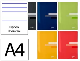 Liderpapel Libreta Scriptus A4 48 Hojas 90gr Horizontal con Margen