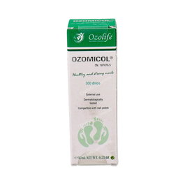 Ozolife Ozomicol Gotas Antifúngicas para Uñas 15ml, Tratamiento Hongos y Psoriasis Ungueal