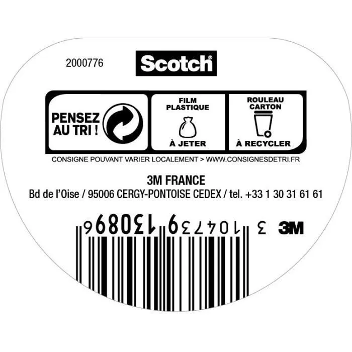 Scotch Cinta adhesiva de embalaje 66 m x 48 mm - Marrón