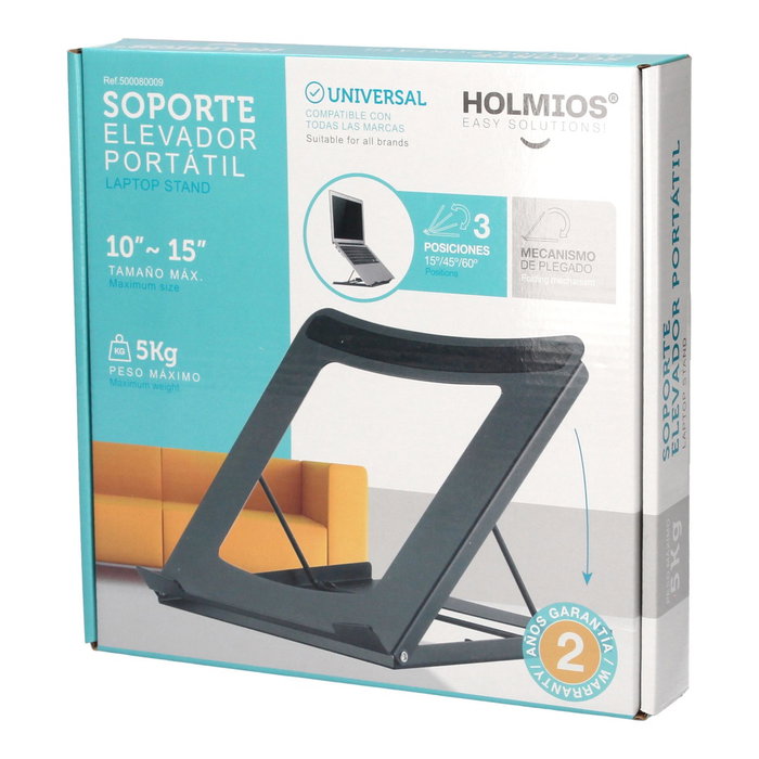 Holmios Soporte elevador portátil inclinable 3 posiciones