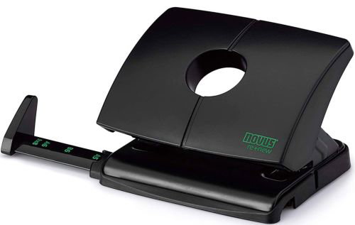 Novus B220 RE+NEW Perforadora de 2 agujeros, Negro