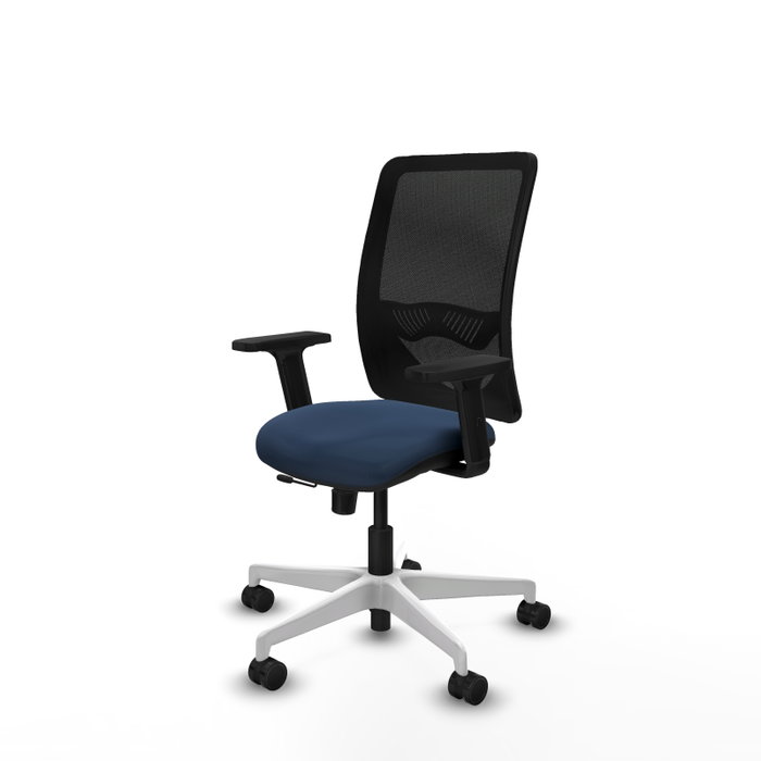 PIQUERAS Y CRESPO Silla de oficina Zulema con mecanismo Sincro/Traslack, Azul marino y Negro PIQUERAS Y CRESPO Silla de oficina Zulema con mecanismo Sincro/Traslack, Azul marino y Negro