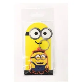 Pyramid Llavero de Minions 2 con Jerry, Figura de Caucho con Anilla Metálica (6 cm)