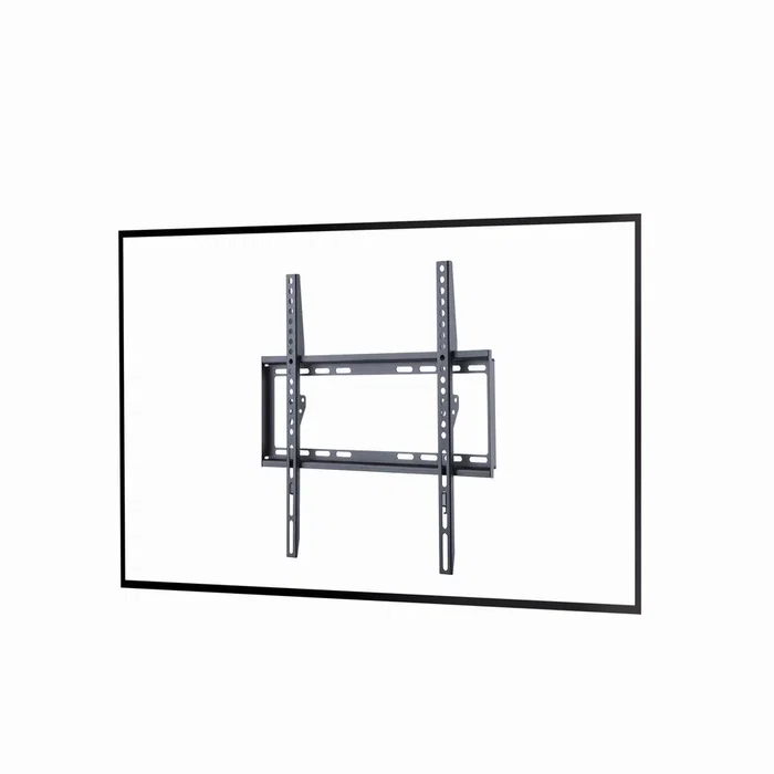 Gembird WM-55F-04 Soporte para TV de Pared, Acero, para 32"-55" (139.7 cm), VESA hasta 400x400, 35 kg, Negro