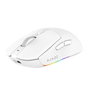 Ajazz AJ139 V2 MC 3311 Ratón Inalámbrico con Estación de Carga Blanco