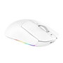 Ajazz AJ139 V2 MC 3311 Ratón Inalámbrico con Estación de Carga Blanco
