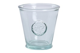 DKD Home Decor Set de 6 Vasos de Vidrio Reciclado Ecológicos 220ml