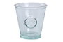 DKD Home Decor Set de 6 Vasos de Vidrio Reciclado Ecológicos 220ml