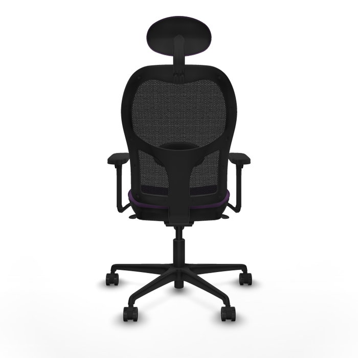 PIQUERAS Y CRESPO Silla de oficina Jorquera con mecanismo Sincro, Morado y Negro PIQUERAS Y CRESPO Silla de oficina Jorquera con mecanismo Sincro, Morado y Negro