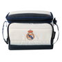 SAFTA Bolsa porta alimentos Real Madrid - Aislamiento SuperFoam, Mantiene Hielo 1 día, 24x16x16cm, A Prueba de Fugas