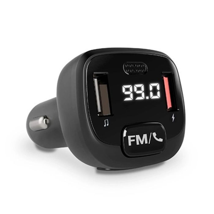 Energy Sistem Emisor FM Coche Bluetooth 455577 Inalámbrico con Micrófono Negro